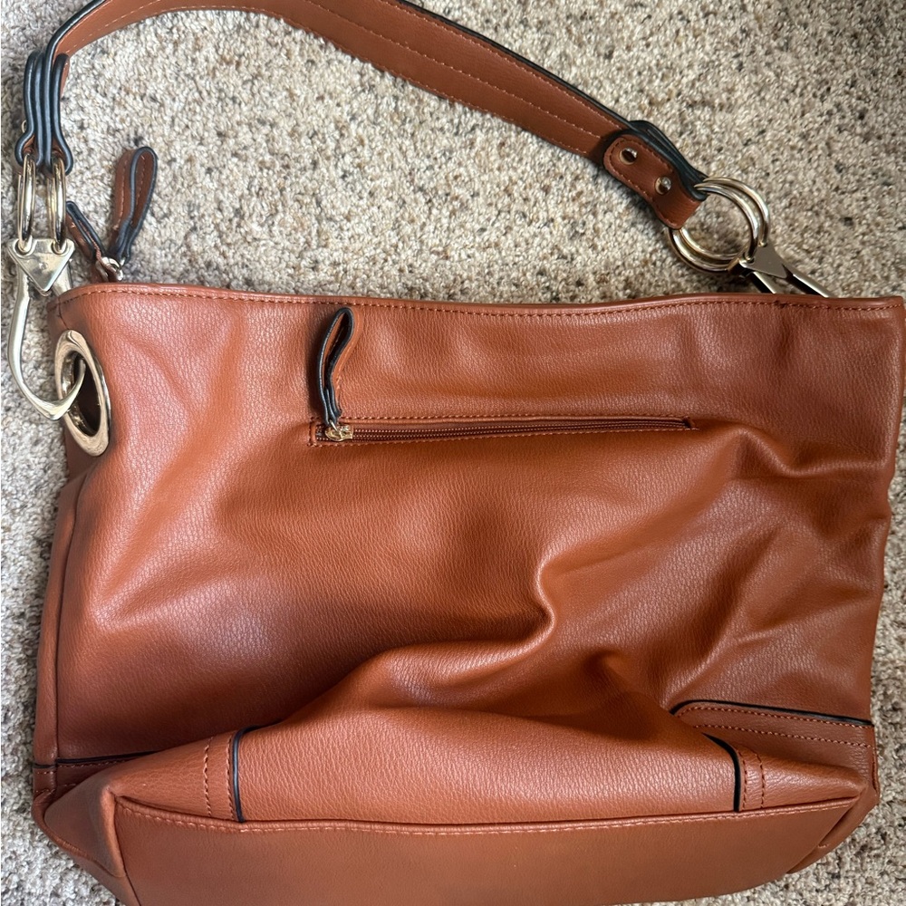 Brown Leather Shoulder Bag